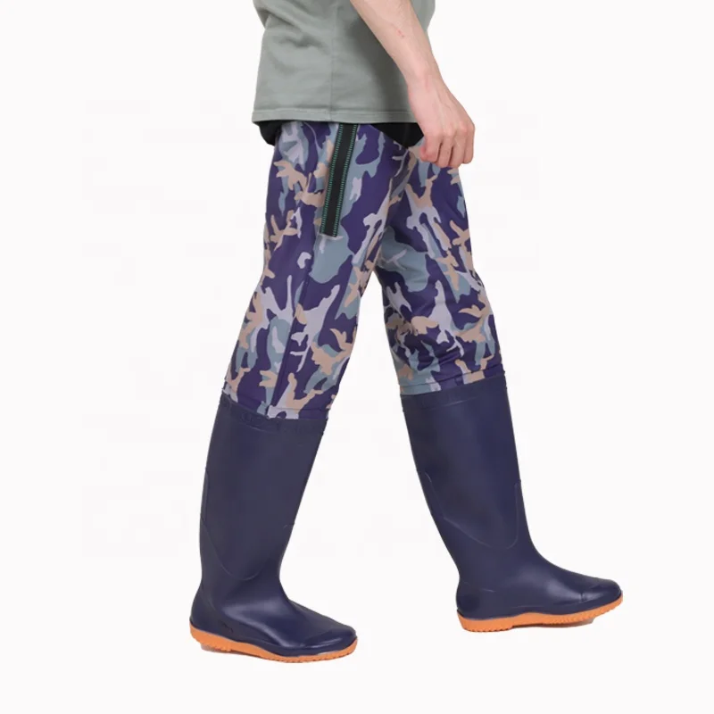 Fishing Shoes Heighten Waterproof Boots Men Silk Waterproof Non-Slip garden boots