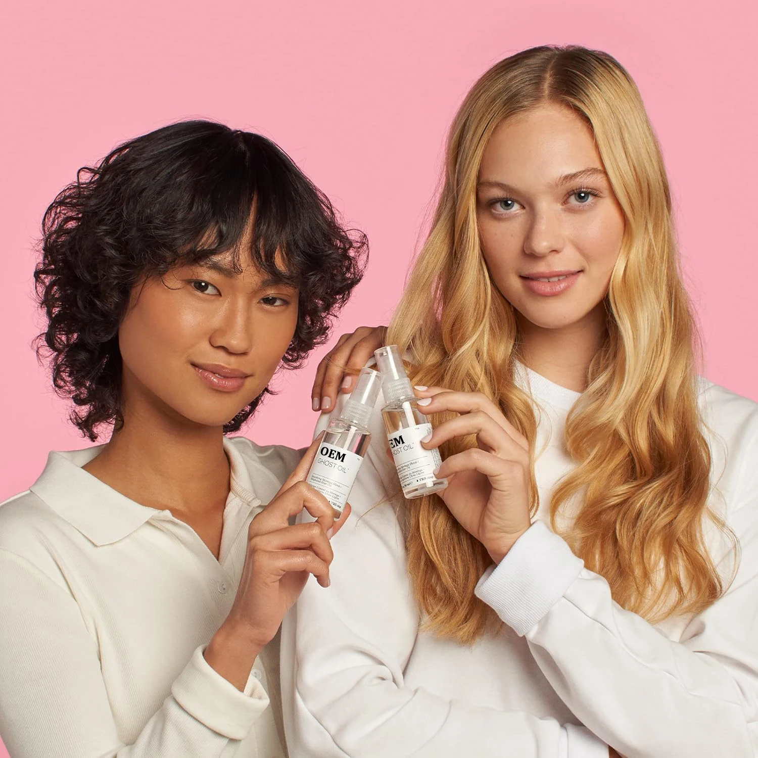 Private Label GHOST OIL Smoothing Moringa Blend Weightless Hair Oil Enhance Shine by 75%