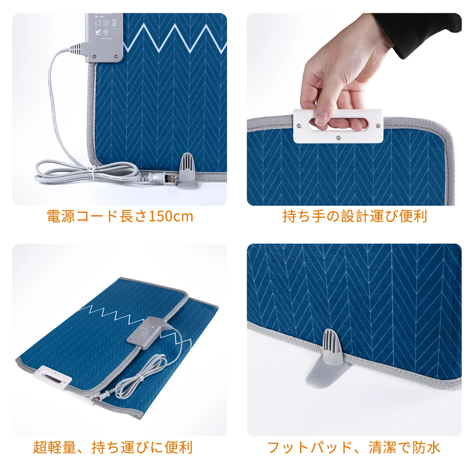 Грелка Для Ног Складная с подогревом и портативный подогреватель для офиса дома женщин электрический 100 В ~ 240 переменного тока PSE CE сертифицированный
