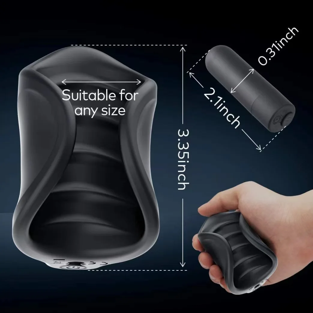 10 Speeds Men Penis Vibrator Silicone Portable Electric Sex Machine Automatic Male Masturbation Cup Penis Massager Sex Toy