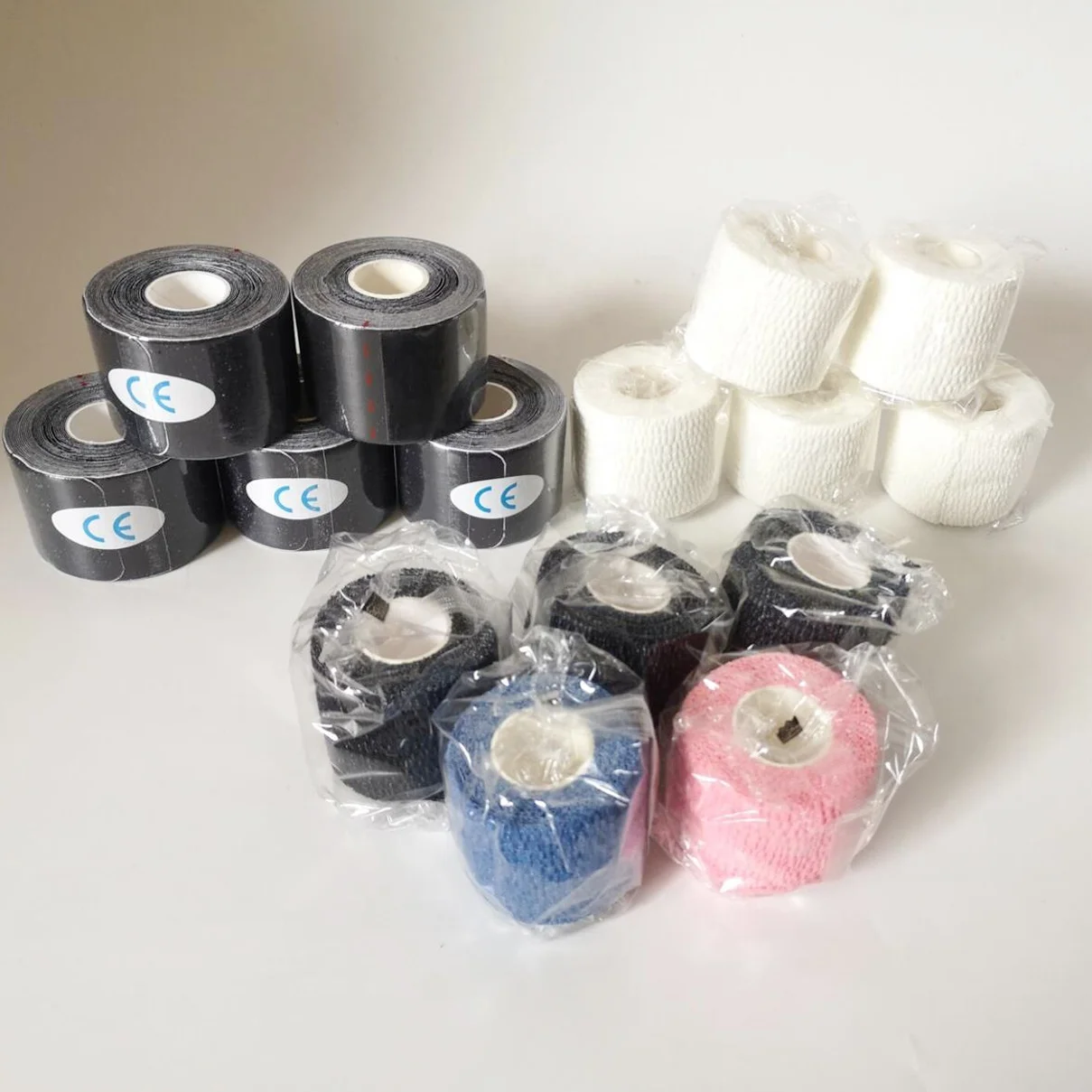 Elastic Adhesive Cotton 2 Inches Athletic Lifting EAB Hook Grip Weightlifting Thumb Tape