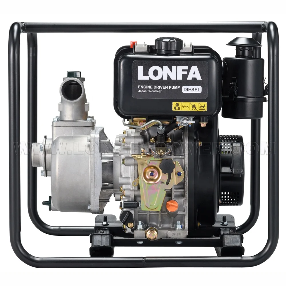 PMUPKOSHIN Japanese Technology Mini Small Portable 2 Inch 7 10 HP Large Tank Fuel Recoil Electric Start Diesel Engine Water Pump