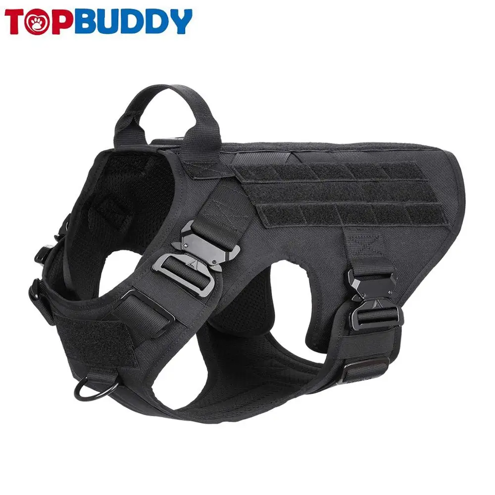 Factory supply High quality Customized K9 security dog training vest no pull dog harness