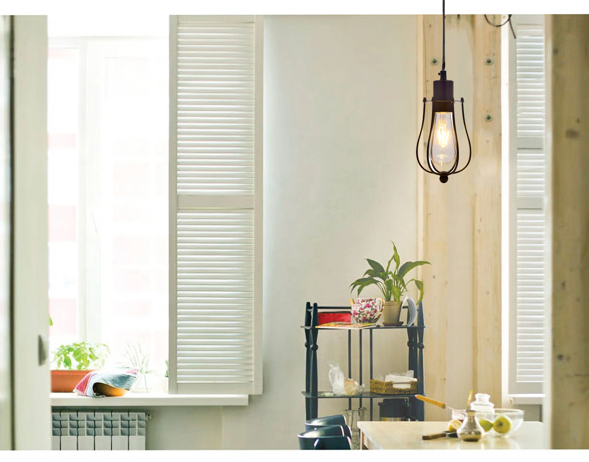 Amazon Sale Industrial Villa Kitchen Designer Hanging Pendant Light with Certification ETL