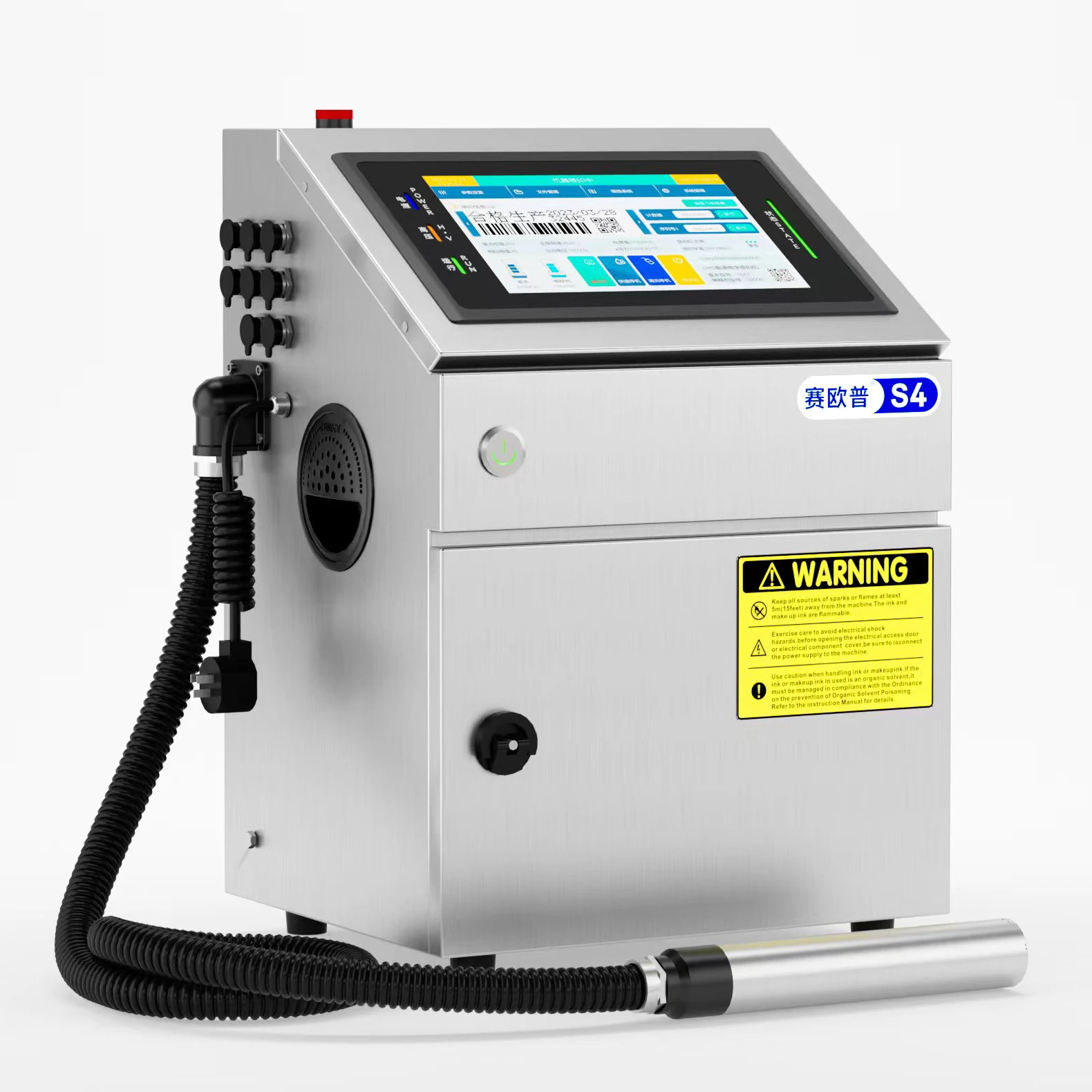 Automatic Industrial Online Continuous Batch Number Packaging Bottle Inkjet Machine Inkjet Coding Printer Cij  Printer