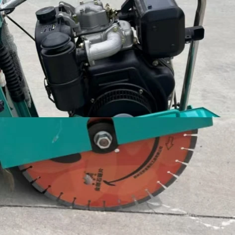 Semi-automatic Driving Cement Cutting Machine Dust Free Concrete Cutter Asphalt Concrete Floor Cutting Machine