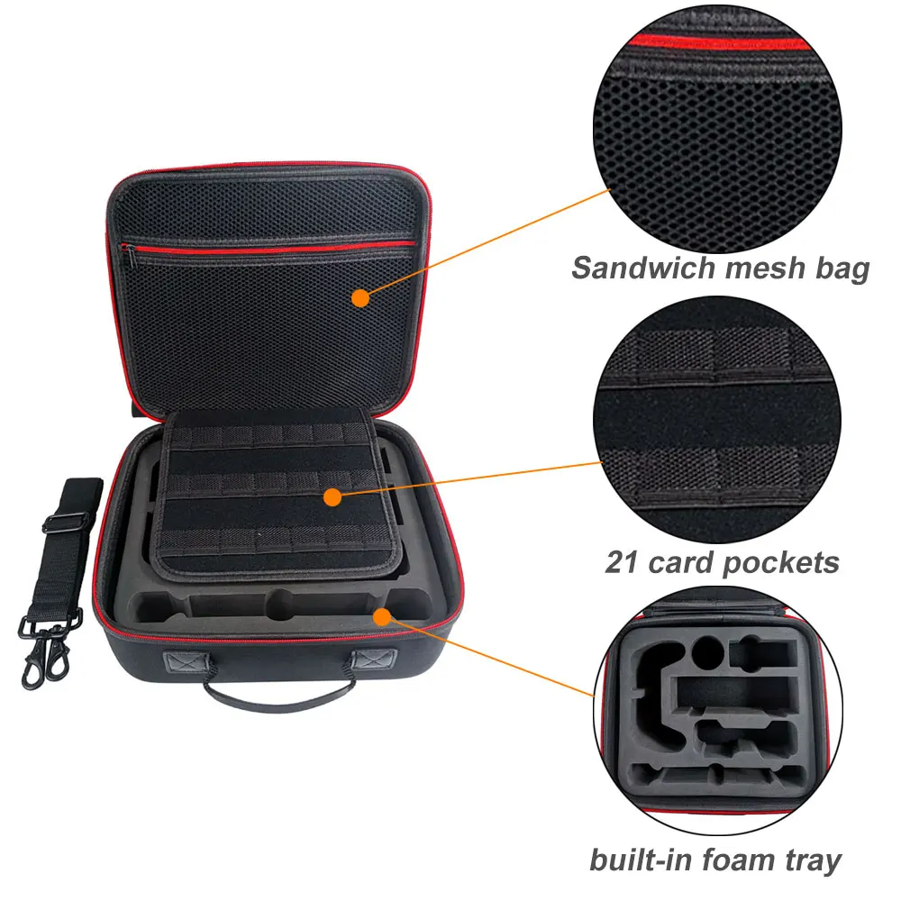 Hard Shell EVA Nin Tendo Switch Game Lite Carry Case for Nintendo Switch