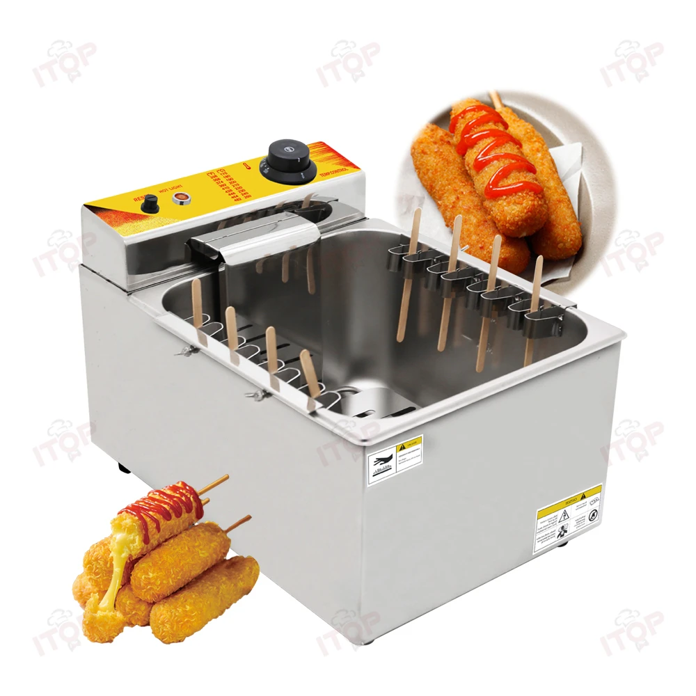 Cheap Price High Quality Fryer Machine Fryer For Corn Dog Cheese Hot Dog Fryer Machine