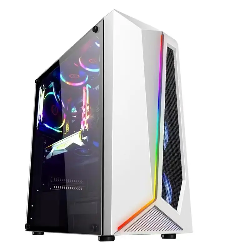 High Quality Gaming PC Desktop Computer Gaming Case ATX Computer Case & Towers CPU Cabinet with RGB ARGB Fans