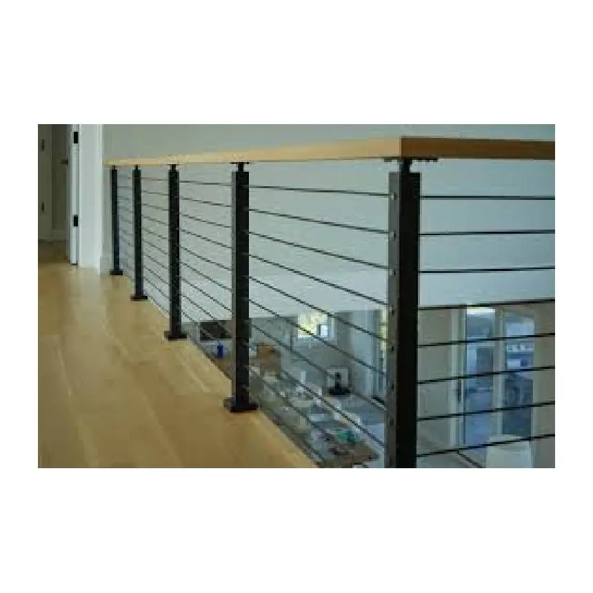 modern design stainless steel balcony railing rod deck railing system