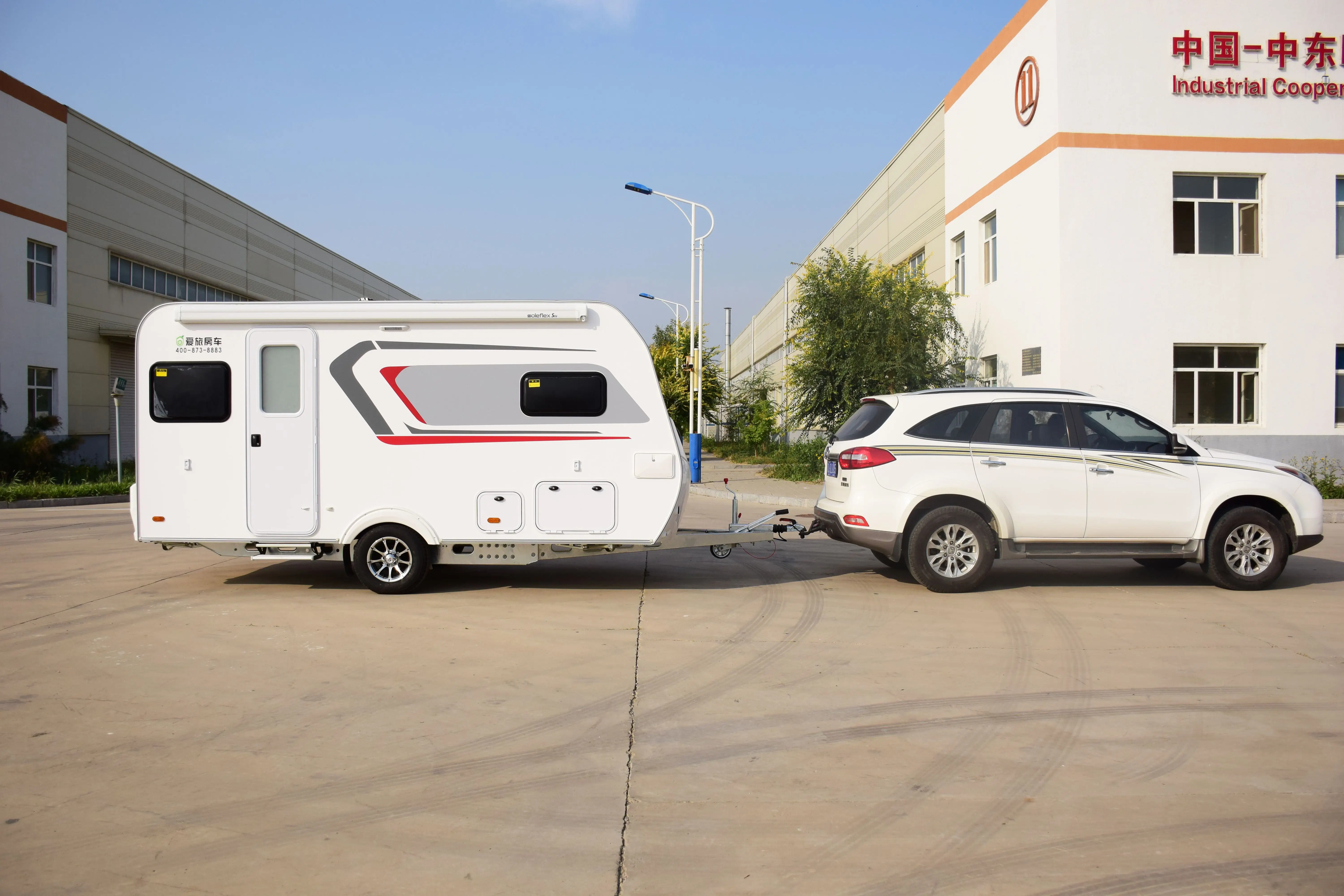 Factory  made hot sale Rv Caravan And Campers Trailer Mini Travel Trailer Camper Rv Motorhome car trailer vehicle