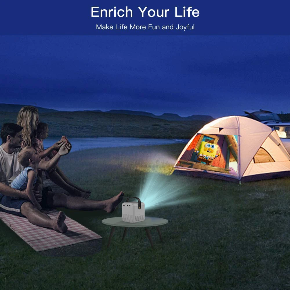 Factory Cheap Price Pocket Small Size 120 inch Beamer Projector LED Lamp 480P Projector for Smart Phone