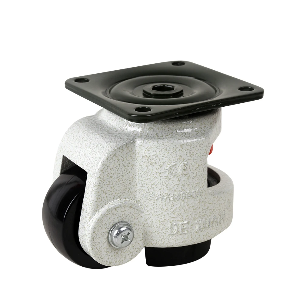 Heavy Duty Nylon Wheel Leveling Adjustable Castors Wheel White