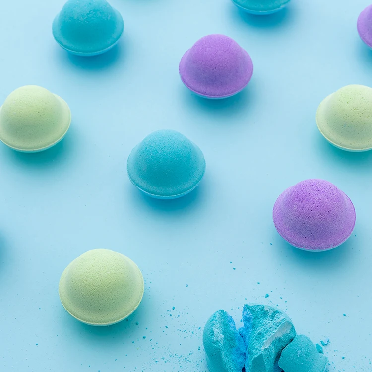 Jellyfish Christmas Fizzy Egg Mini Natural Bath Salt Wholesale In Bath Bombing Fizzers Salt Price Bath Bombs For Sale