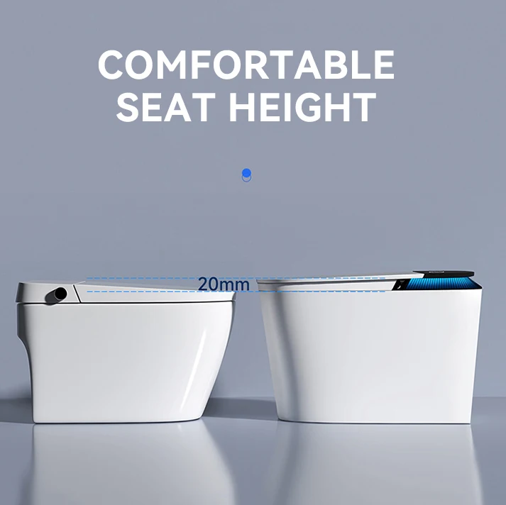 Auto sensor flush open electric bathroom japanese one piece intelligent wc commode toilet bowl automatic smart toilets