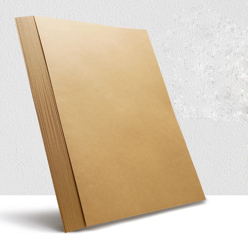 Custom Size A4  Brown Kraft Paper Specialty Cardboard For Printing Painting Wrapping