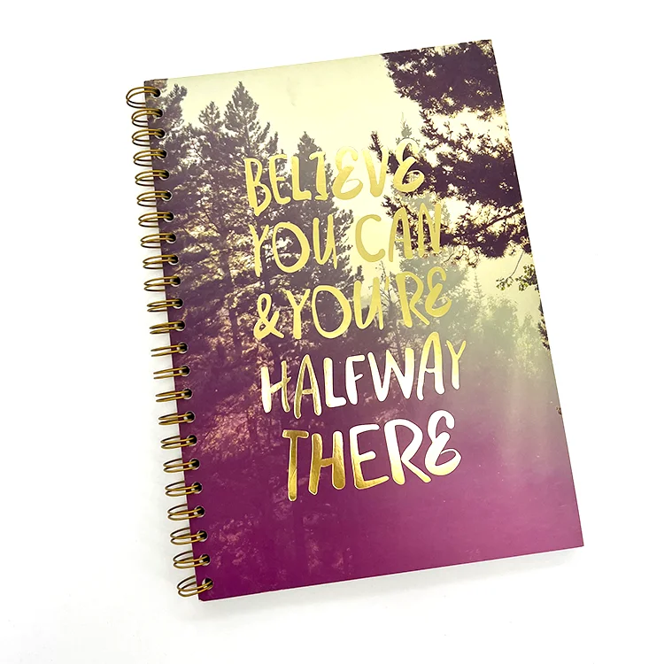 Оптовая продажа полноцветная тетрадь в твердом переплете на спирали Классическая формата а4 для студентов