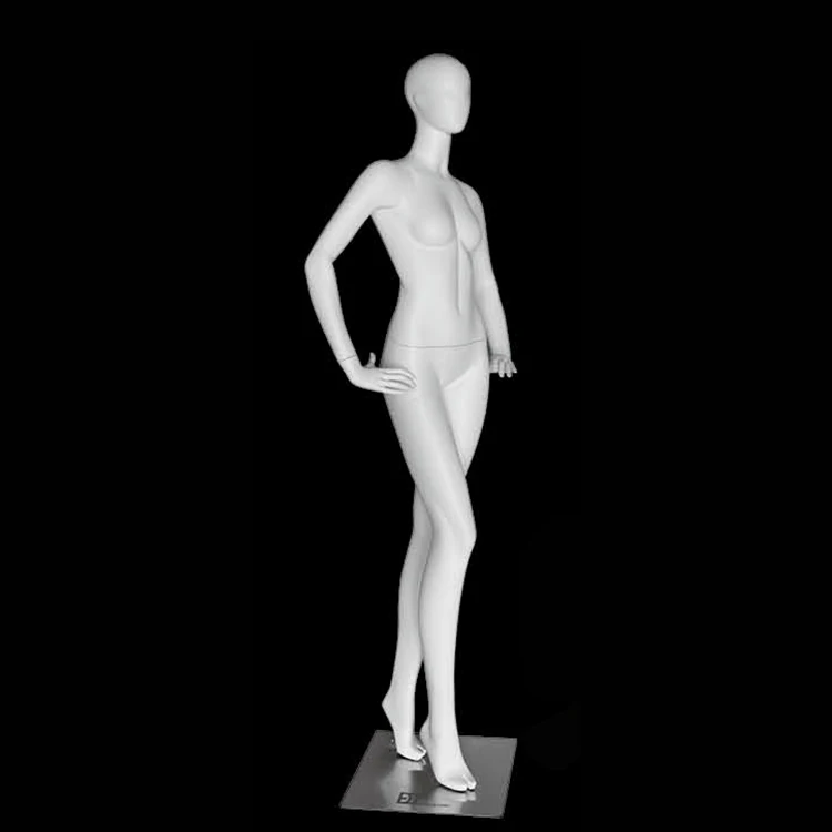Full Body Breast Female Mannequin Manikin Skin Color Female Headless Mannequin for Clothes Display