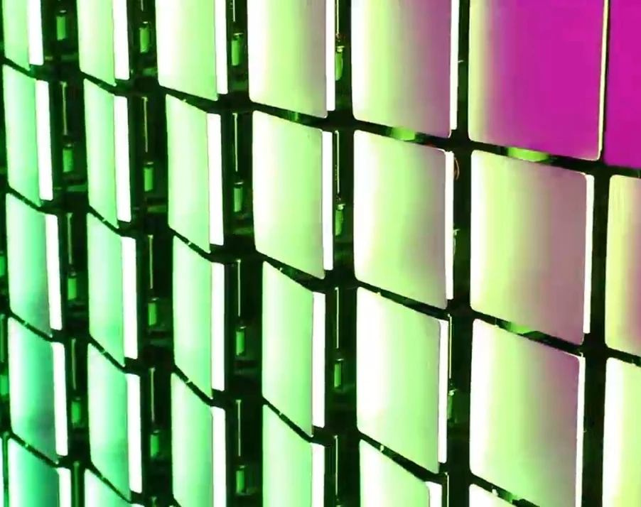 CW&WW RGB Scalelike Matrix Theatre Stage Lighting Equipment Flipped Pixel Motor Pixel Led RGB stage Event Light