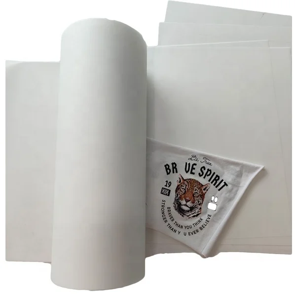 2024 Double Matte DTF Film Hot Peel Heat Transfer Film PET Film DTF 30cm 60cm Prints for T Shirts