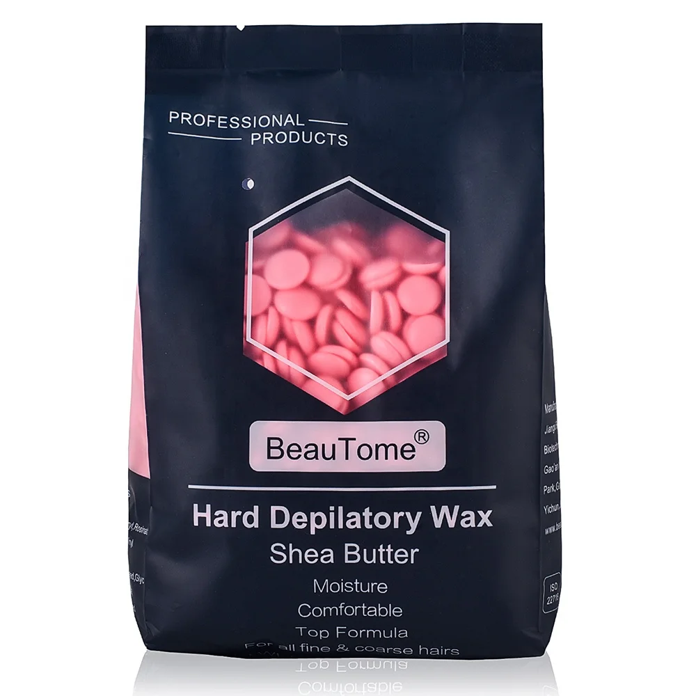  BeautoMe | 300 г профессиональная безболезненная 150 Золотая Органическая полоса восковая бусина горячие твердые восковые