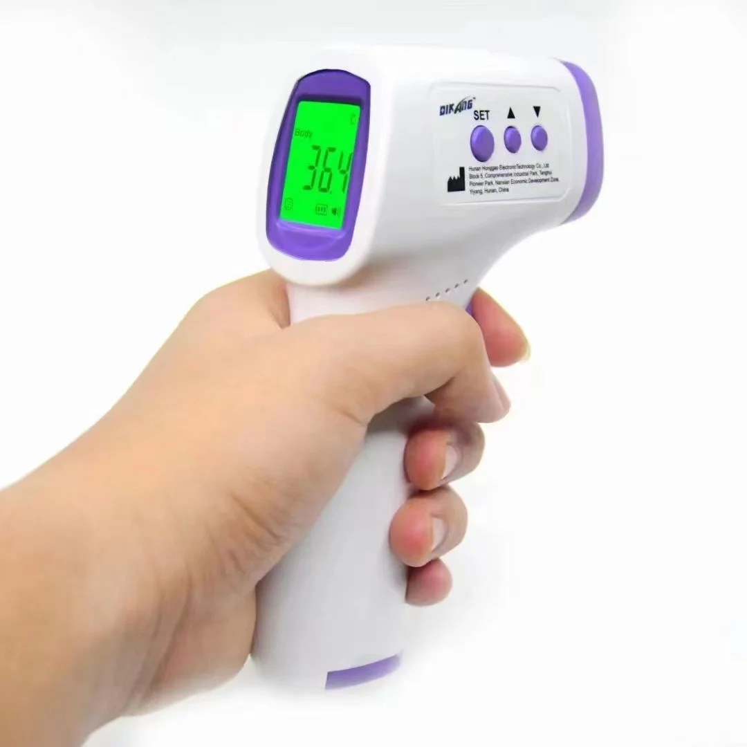 Thermometer Type HG-01 Digital Thermometer Gun Non Contact Laser Temperature Gun With Adjustable Emissivity Max Measure