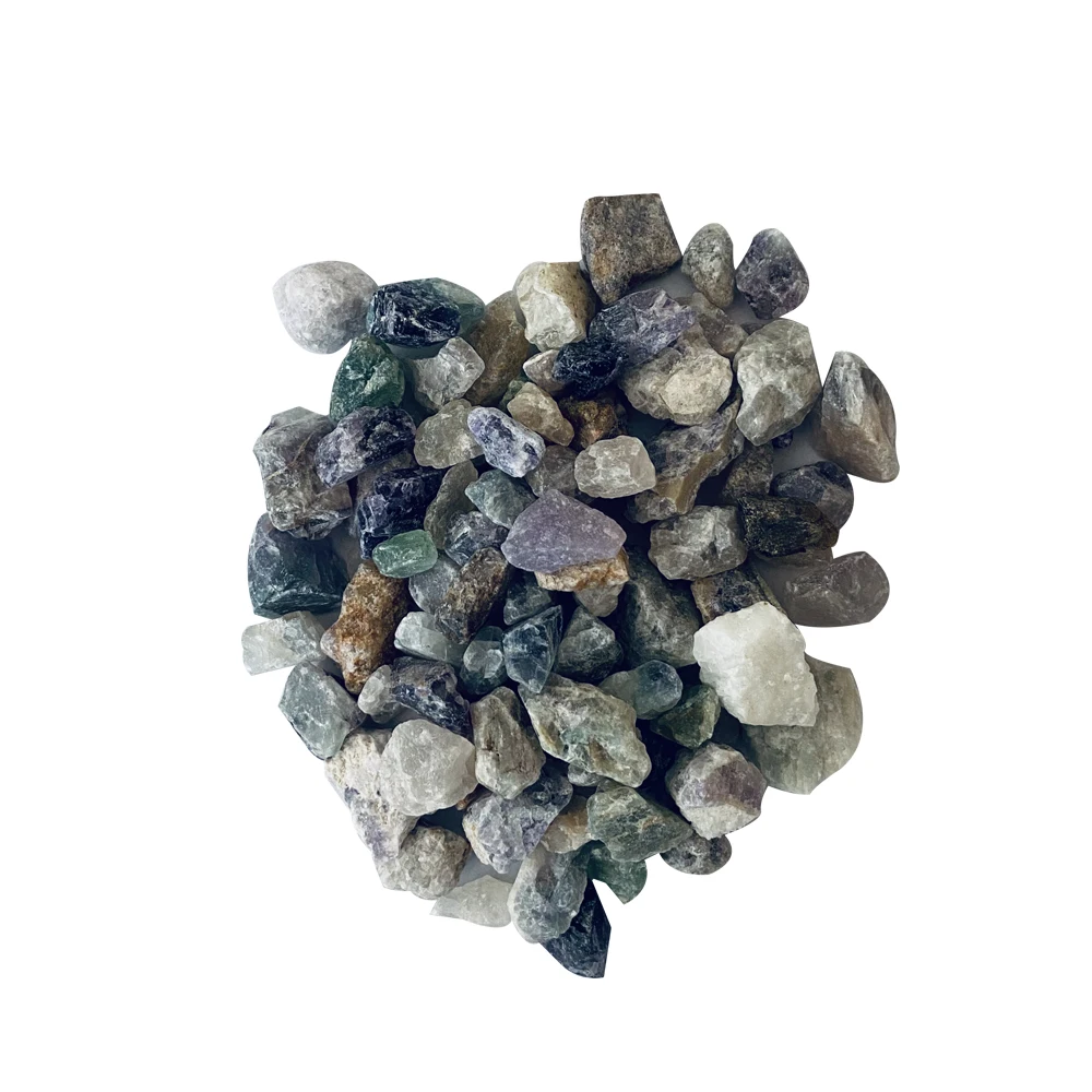 Wholesale hot selling, reasonable prices of crafts fluorite rough stone