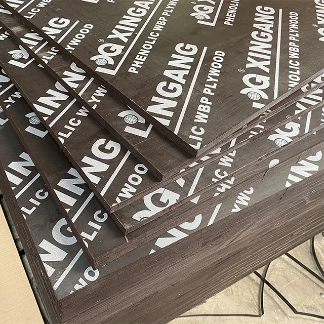 Waterproof Phenolic Glue 18mm Concrete Formwork Film Faced Plywood