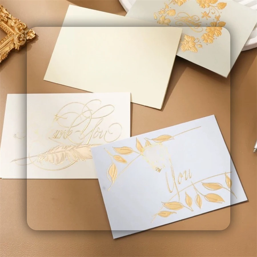 Custom Creative Staff Thank You Business Birthday Gift Kraft Paper and Coated Universal  hope Message Card for Packaging