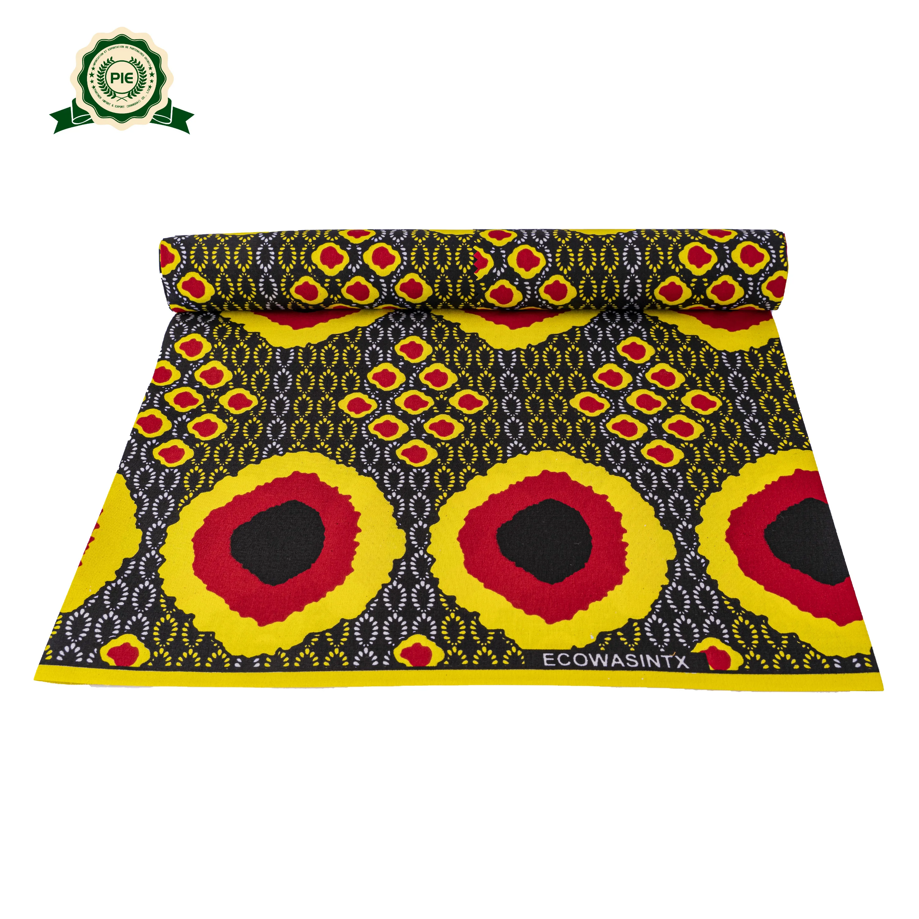 
Africa Polyester Wax Prints Fabric 2021 Ankara 110g Real Wax High Quality 6 yards African Fabric 