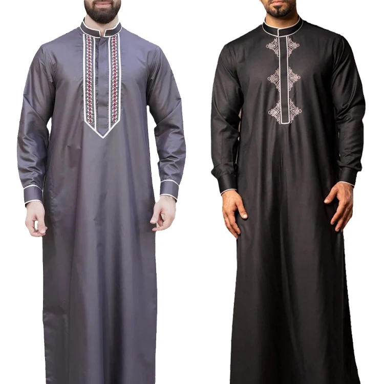 Best Quality Promotional Men Thobe Suadi Kaftan Jubah Dubai Abaya Al Aseel Thobe Arabian Dress For Men