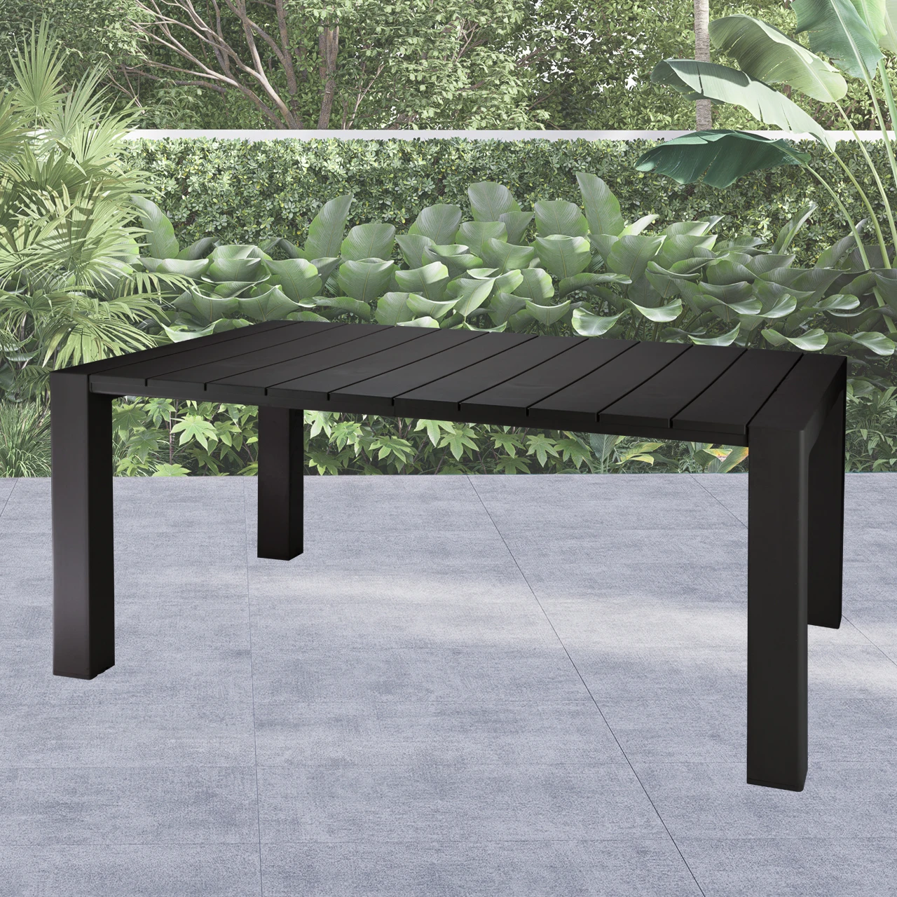Italian High Quality Environmentally Friendly Outdoor Dining Table for Camping Beach Patio & Picnic Use in HORECA Decoration