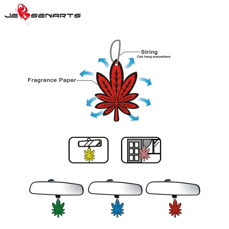 Paper hanging car perfume custom air freshener aromatizante para autos