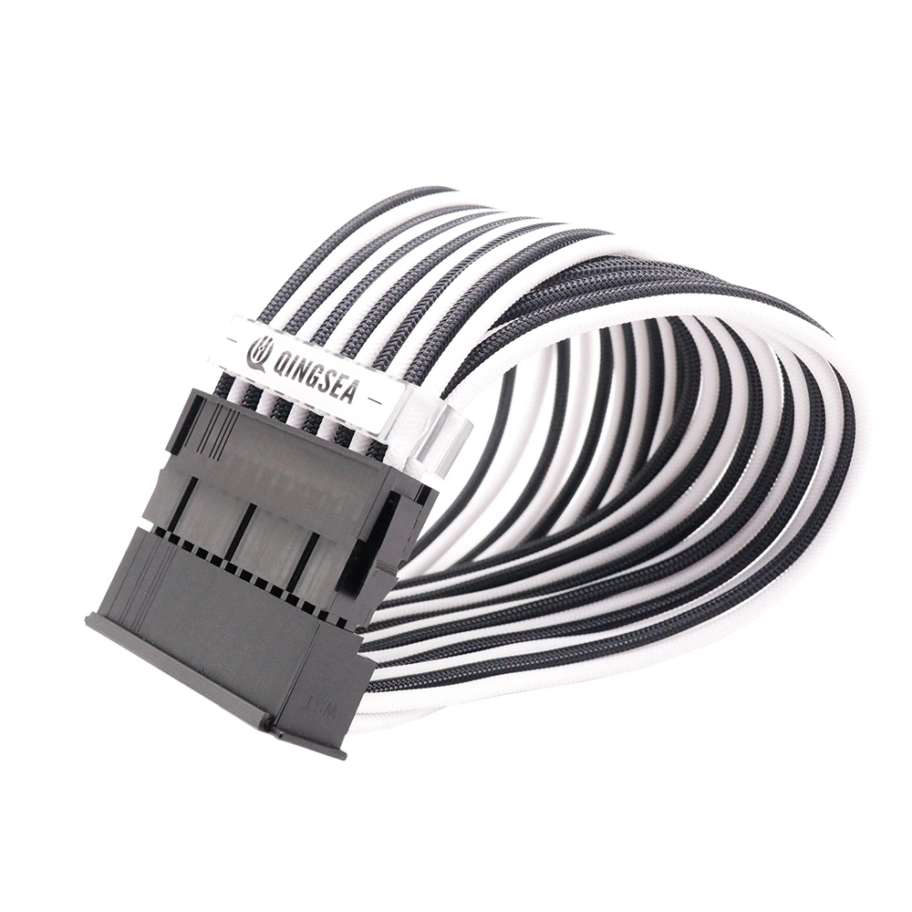 
ATX 24 Pin Male to 24Pin Female Power Supply Extension Cable Internal PC PSU TW Power Lead Connector Wire 30CM 