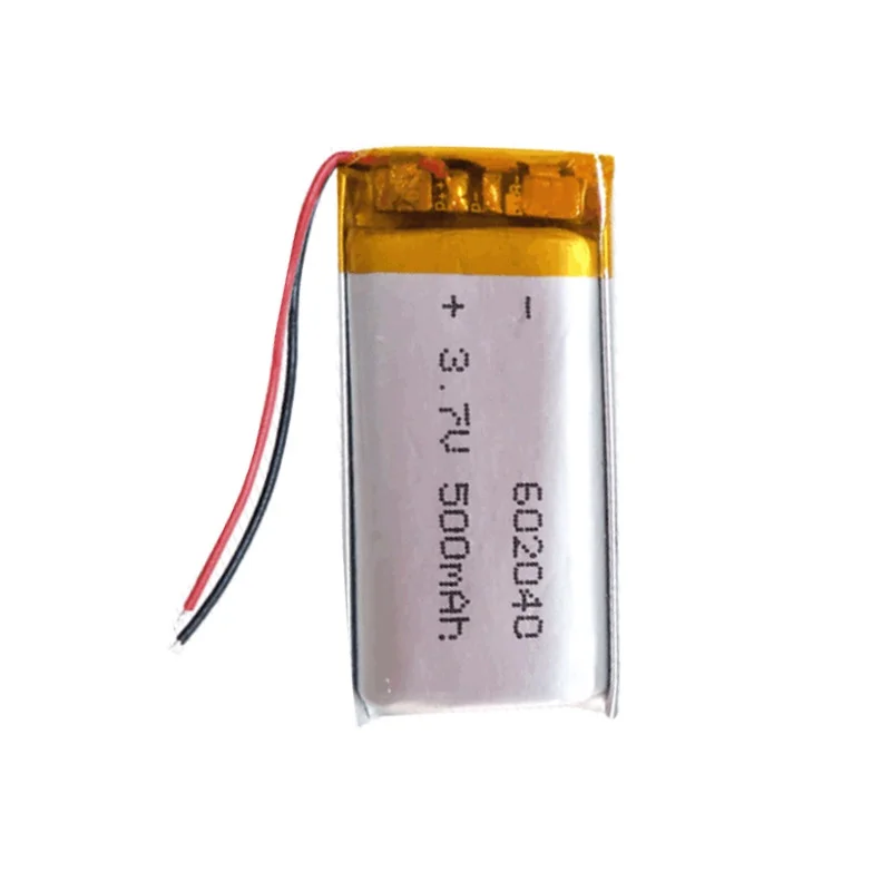 602040 3.7V 500mah Li-ion lithium polymer Rechargeable battery For MP3 MP4 Smart Watch Bluetooth lithium ion polymer battery