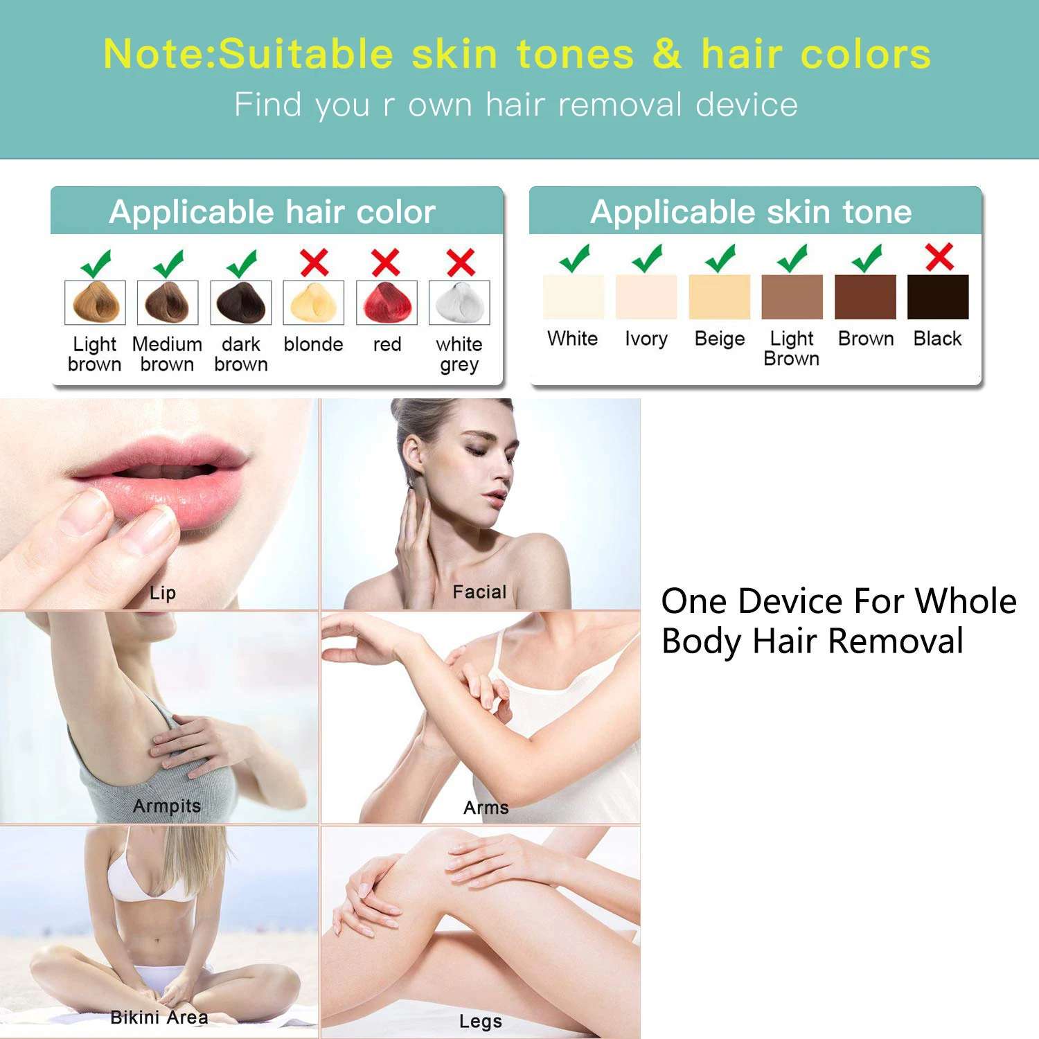 Women Hair Removal Trimmer Electric Lady Shaver Razor Bikini Trimmer Epilator