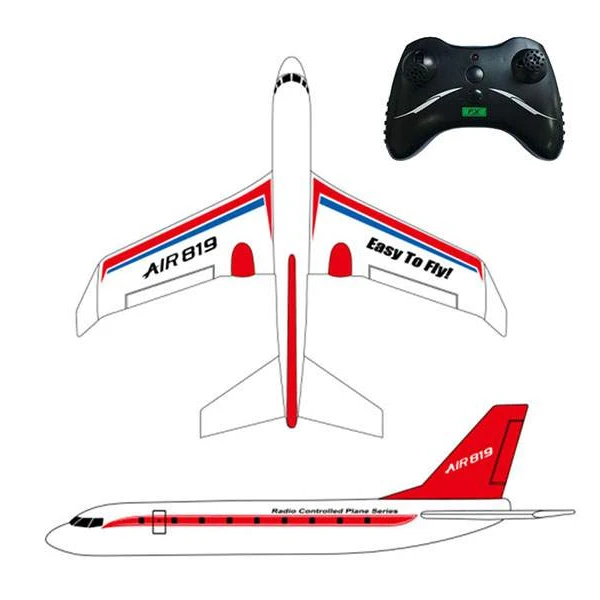 Qilong Radio Control Aircraft Plane Toys Fx819 2.4g Epp Foam Outdoor Rc Airplane Toys 2ch Glider Remote Control Airplane For Kid