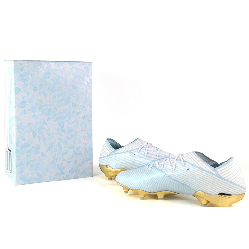Manufacturer Custom Training  Best Leather Soccer With Logo Cleats Youth Football For Men Shoes