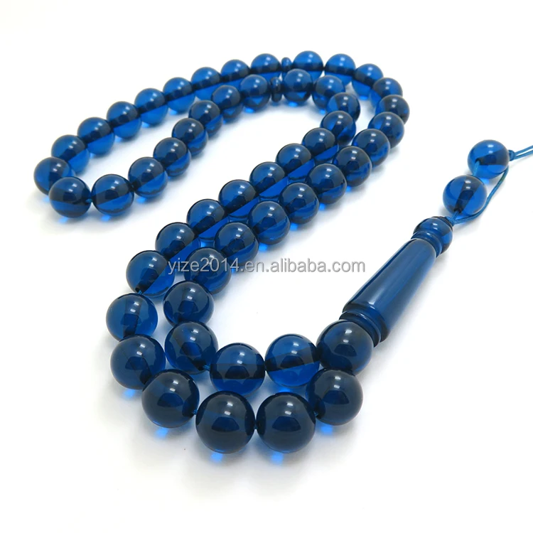 Resin rosary beads 10mm 51pcs tasbeeh prayer beads tasbih dubai tasbeh muslim prayer beads saudi arabia for jewelry masking
