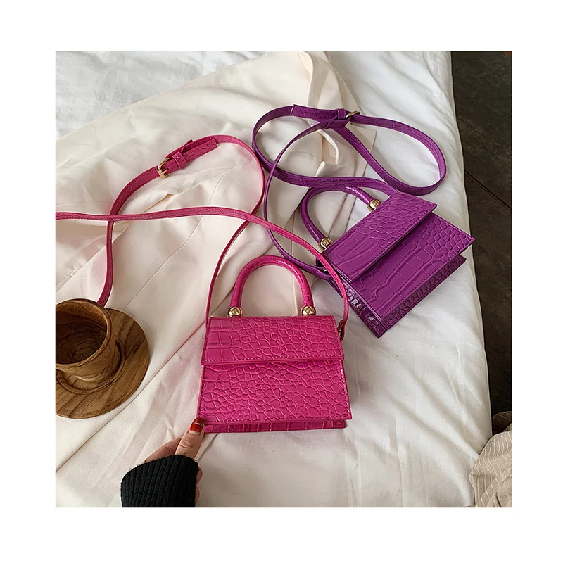 2021 High Quality Leather Shoulder Bag  Crocodile Tote Purses And Handbags Designer Mini Crossbody Bags For Women