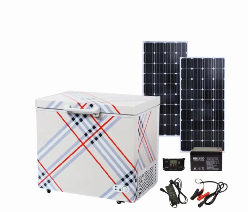Refrigerator LP-160 DC 12V/24V Household Apartment Hotel Photovoltaic Cooling Refrigeration Electronic Control Solar Freezer