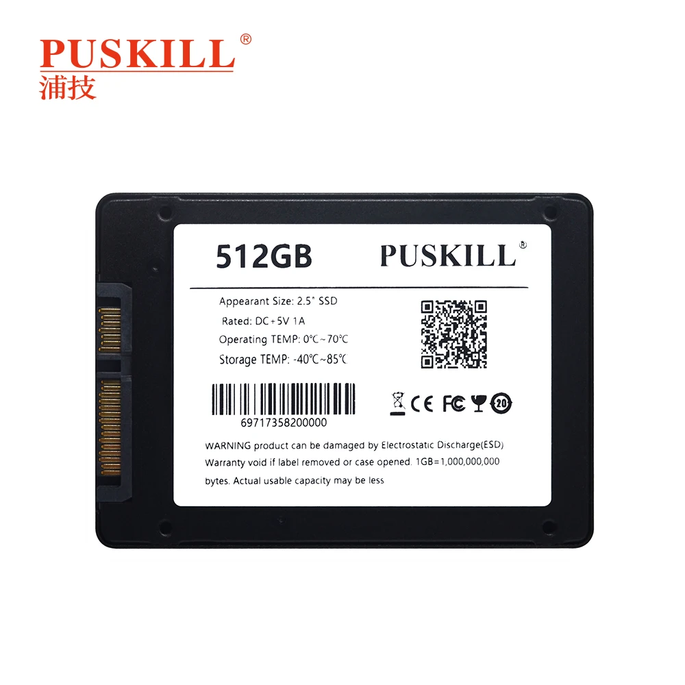 Новая Оригинальная puskill Sata 3 0 Oem жесткий диск Твердотельный накопитель (SSD hd 500 ГБ 120 240 1 ТБ