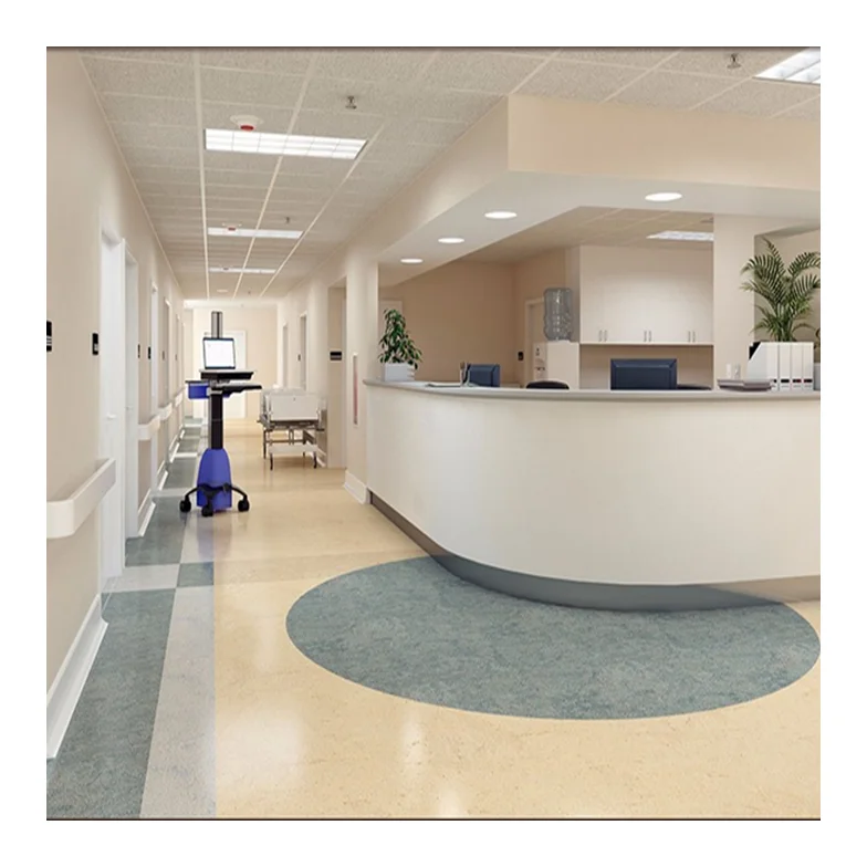 Antibiotic PVC Carpet Vinyl Floor For Hospitals and school