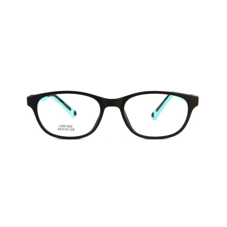 eyeglasses kids glasses Dual Colors  High Classic Flexible Hingeless Elastic Cord Environmental Candy Color children glasses