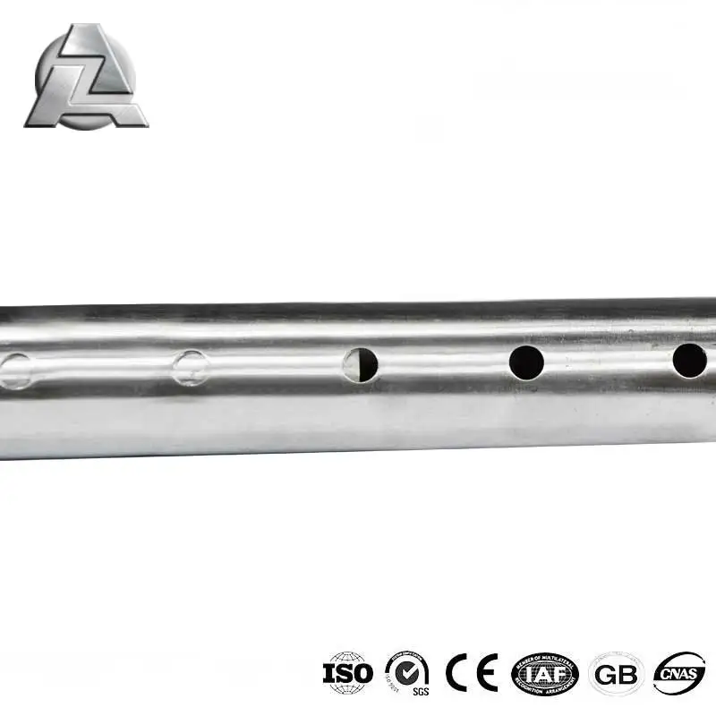 Laser anodized extendable heavy duty metal aluminum alloy telescoping support telescopic interlocking pin extension pipe pole