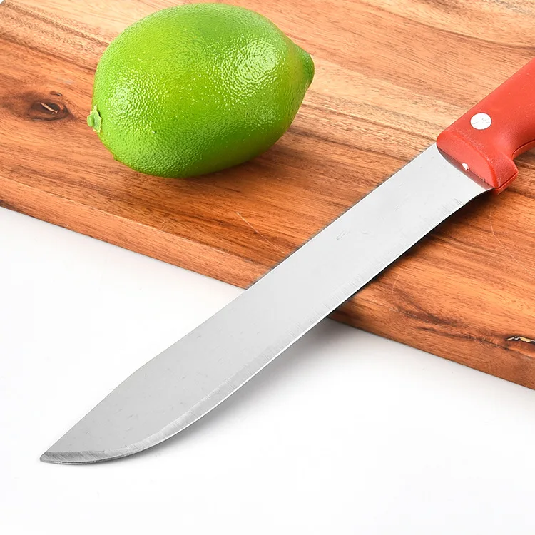 Лидер продаж качественный пластиковый нож цветная ручка мясника из нержавеющей