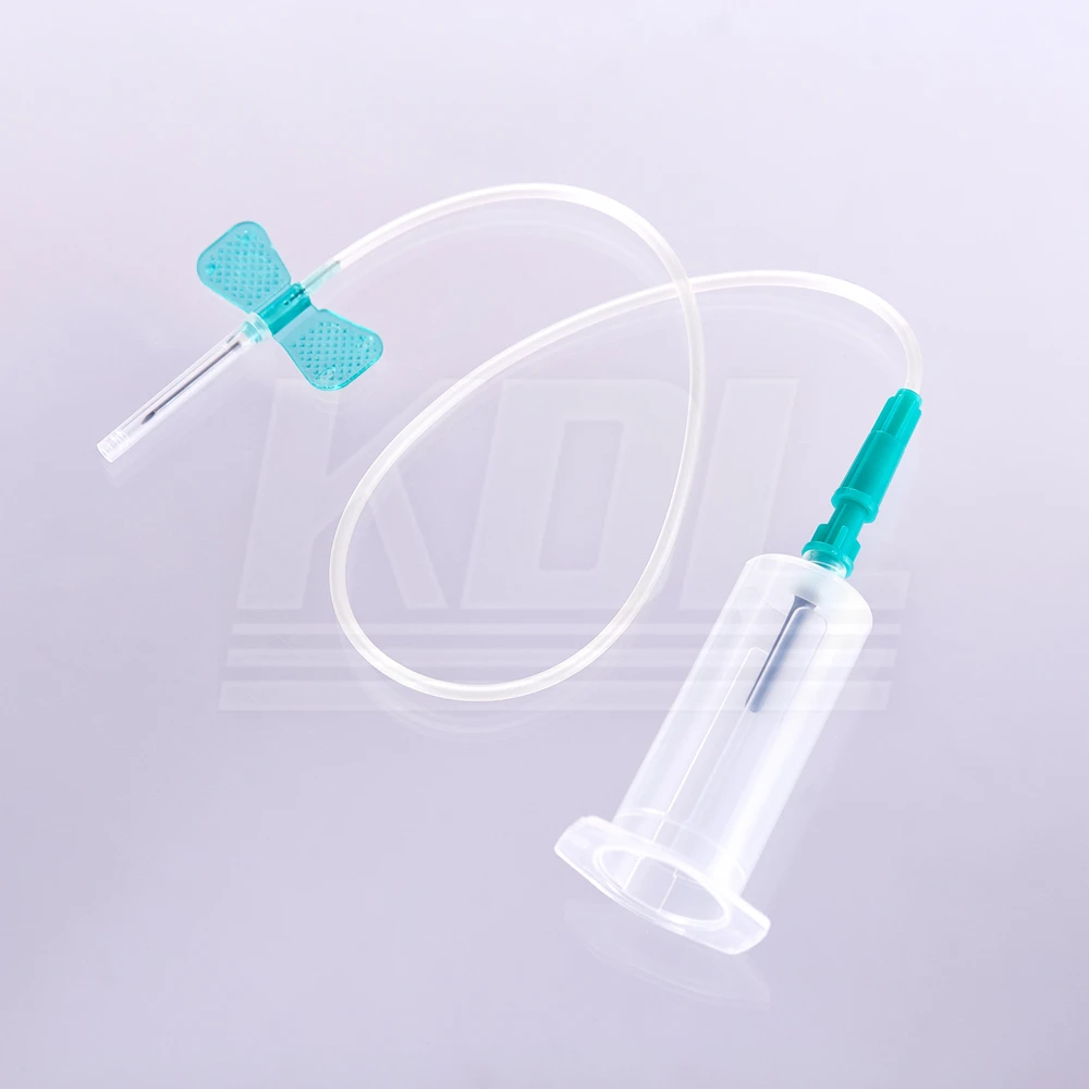 KDL Disposable Blood Collection Needles Butterfly Type with Holder Blood Collection Needle for Medical 19G 20G 21G 22G 23G