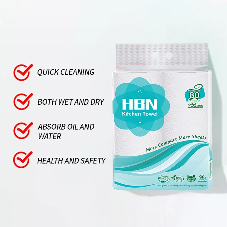 2 ply oil absorb 80 sheets Virgin wood pulp food grade tissue paper for restaurant kitchen tissue paper towel
