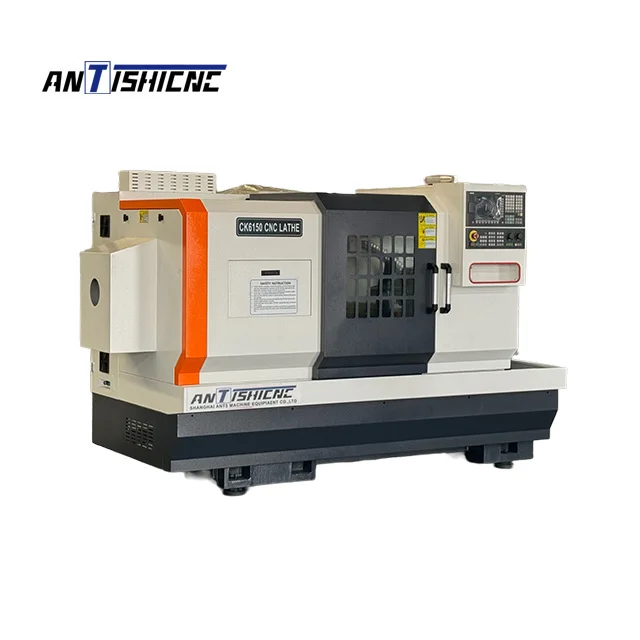 ANTISHICNC High Quality Ck6150 Horizontal Flat Bed CNC Lathe CNC Machine Metal