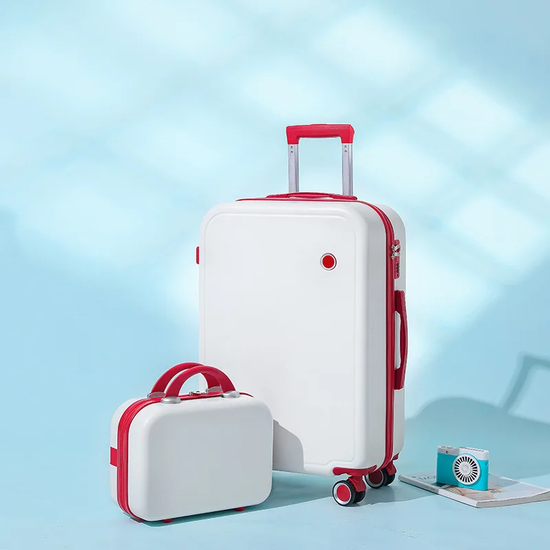 New Trend Durable Multi Color Luggage Suitcase Set Travel Trolley Case Luggage Bag Set with Built-in TSA Lock